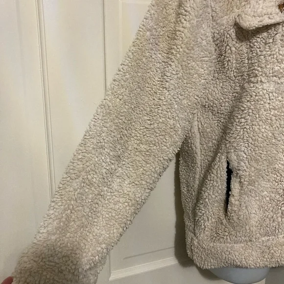 O'Neill Cream Teddy Jacket - Picture 2 of 5